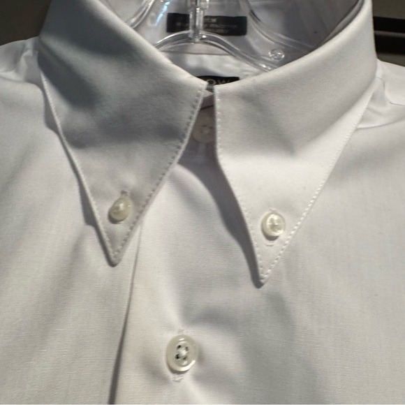 Arrow White Poplin Men's Shirt Size 18.5/ 36-37 - Picture 6 of 9